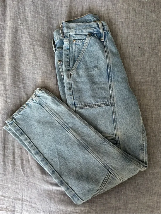 AGOLDE Light Blue Straight-Leg Cooper Jeans - Picture 3 of 6